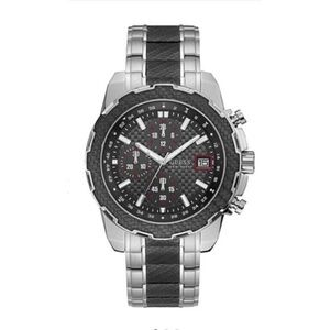 NEW GUESS Black Stripe Men's  Watch